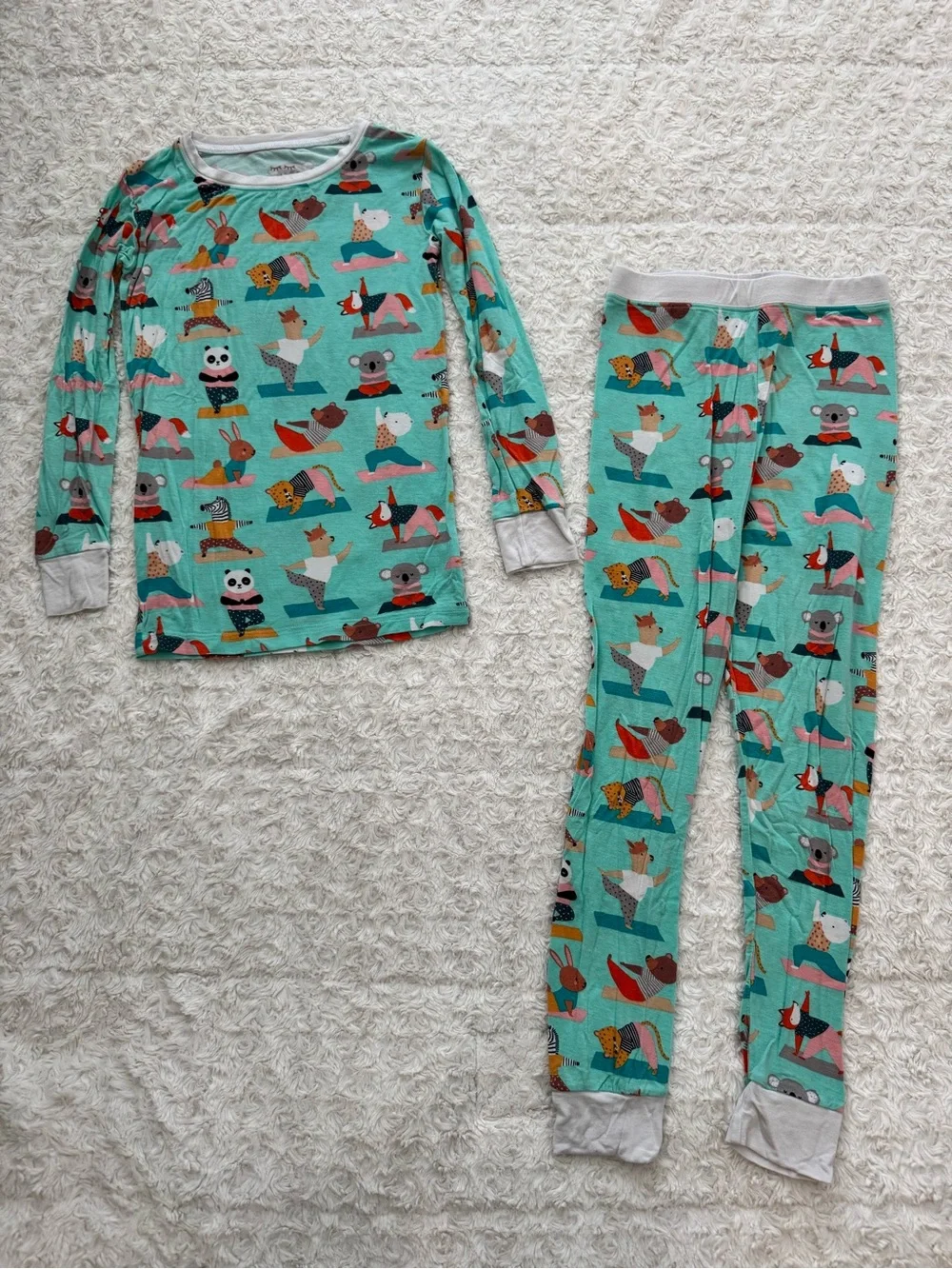 Little Sleepies Zen Zoo Long Sleeve Pajama Set 7/8